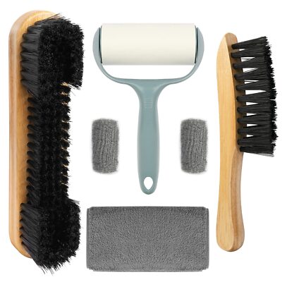 Pool Table & Rail Brush Set, 6 PCS Billiard Pool Table Felt Cleaner Accessories