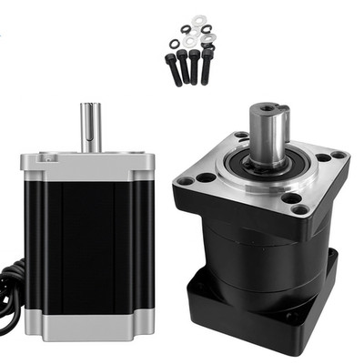 Nema34 86Stepper Motor Planetary Gear Reducer Kit 18arcminutes for CNC Engravers