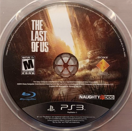The Last of Us PS3 Game (Sony PlayStation 3, 2013) Disc Only - Tested