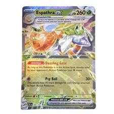 Carta Pokémon TCG Espathra ex 006/091 Rara Holo NM Autentica Inglese 2024