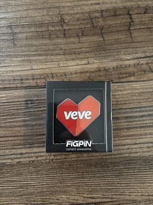 VeVe Orange Heart Logo Pin NYCC FiGPiN Series G20 - NO Digital VeVe Code -
