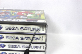 SEGA SATURN CASES & MANUALS ONLY-VIRTUAL ON/FIGHTERS MEGAMIX- LOT OF 4 -NO GAMES