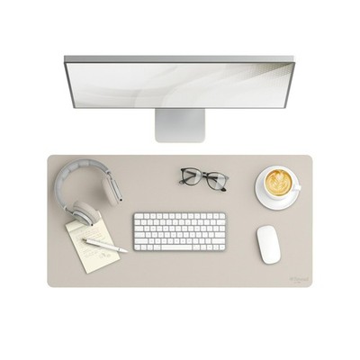 Smead 64831 Vegan Leather Desk Pads, 31.5 X 15.7, Sandstone