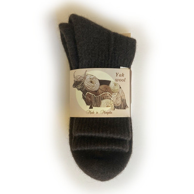 100% Yak Wool Socks   Made in Mongolia   Very Warm, Distinct Luxurious Texture