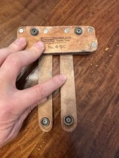 Carpet and Flooring Installer Leather Tool Pouch Scraper Cover-4-SC 4"  GUNDLACH