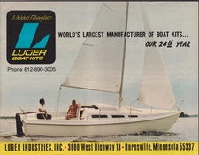Luger Boat Kits Cruising Sloops Cabin Cruisers sales brochure 1974