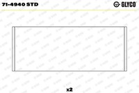 Glyco 71-4940 Std Pleuellager Passend FüR Nissan Opel Renault