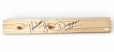 HACKSAW JIM DUGGAN AUTOGRAPHED 2X4 JSA