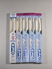 5x Oral B Complete Advantage 1996 Vintage Toothbrush SOFT SENSITIVE RARE NEW