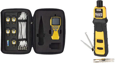 Cable Tester & Punchdown Tool Bundle for Voice, Data & Video Cables