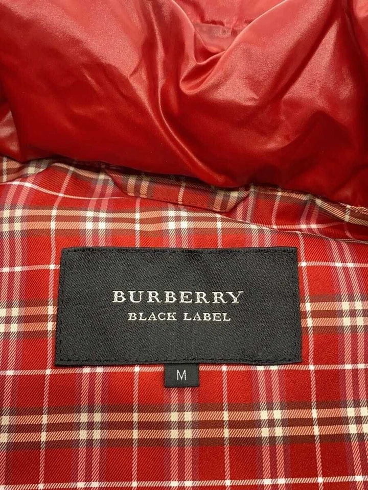 Burberry Black Label Men's Down Vest Red Nylon Size M D1F10-209-16 #EK BIA - Image 3 of 4