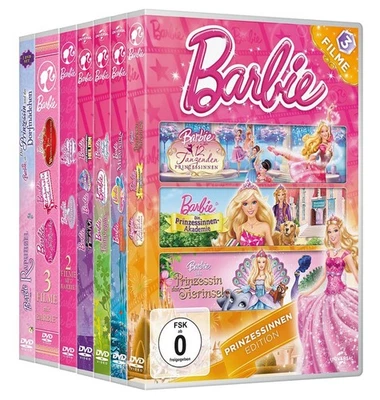 Barbie - 19-Filme-Set - (u.a. als Rapunzel / Fairytopia) # DVD-SET-NEU - Bild 1 von 4