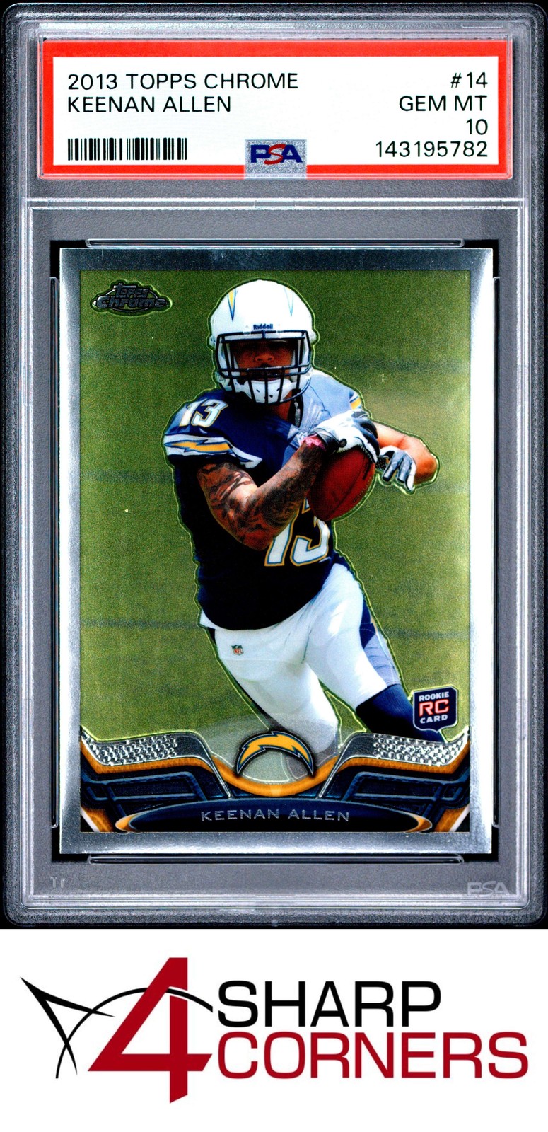Keenan Allen Topps Chrome #14 Base