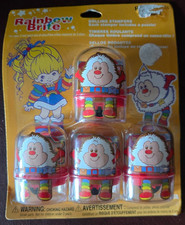 RARE Vintage Hallmark RAINBOW BRITE rolling stampers loot bag prizes 2003