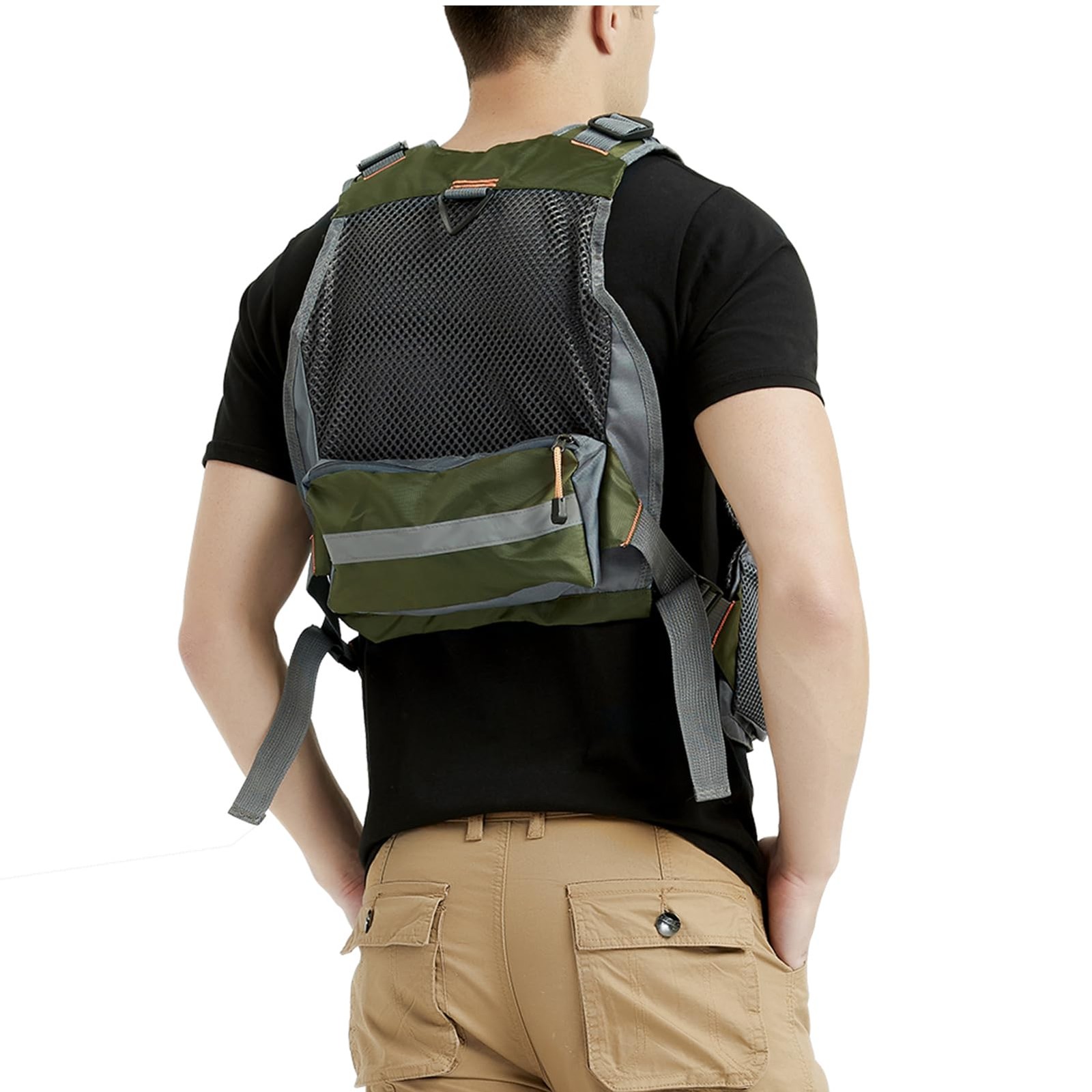 Obcursco Fly Fishing Vest for Men and Women with Breathable Mesh, Trout Gear,