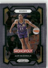 2024-25 Panini Prizm Monopoly WNBA Aari McDonald Los Angeles Sparks #30