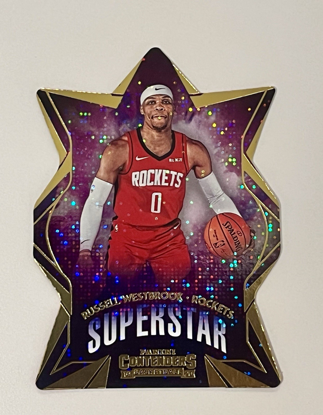 2019-20 Panini Contenders Superstar Russell Westbrook #5 Die Cut