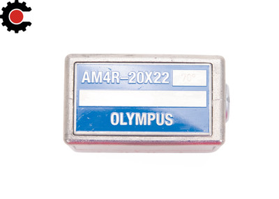 Olympus AM4R-20X22-70 Ultrasonic Probe, 4 MHz, 70° Shear Wave, LEMO 1