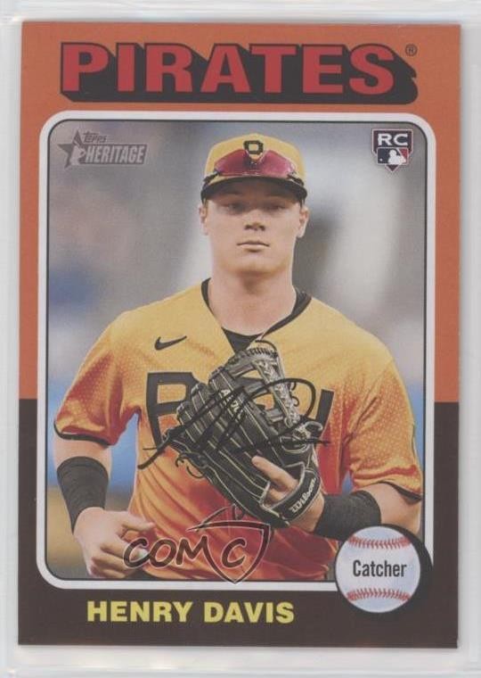 2024 Topps Heritage Image Variation Henry Davis #415 0hw6