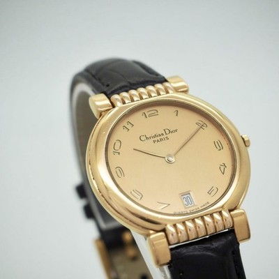 515 Dior Watches Men's Women's Gold Round Vintage | eBay