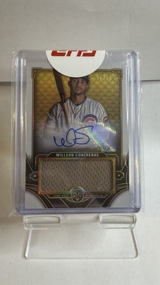 2022 Topps Triple Threads - Single Jumbo Relics Autographs Willson Contreras...