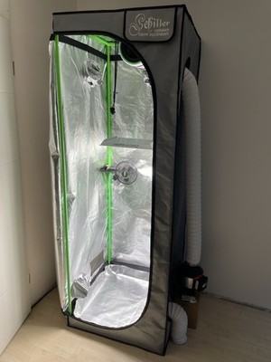 Top Grow/Anbau Set Schiller Zelt-Mars Hydro Lampe 600W-AFK-Rohrventi+XXL Zubehör