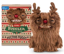 Fuggler FESTIVE FUGGS REINDEER Funny Ugly Monsters Plush NEW IN HAND READ
