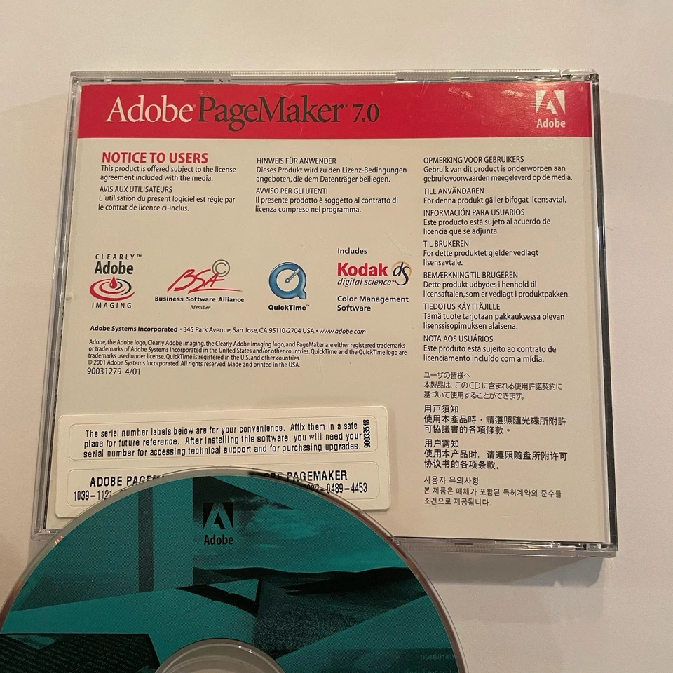 Adobe PageMaker 7.0 for Windows Full Retail Version - Image 4 of 4