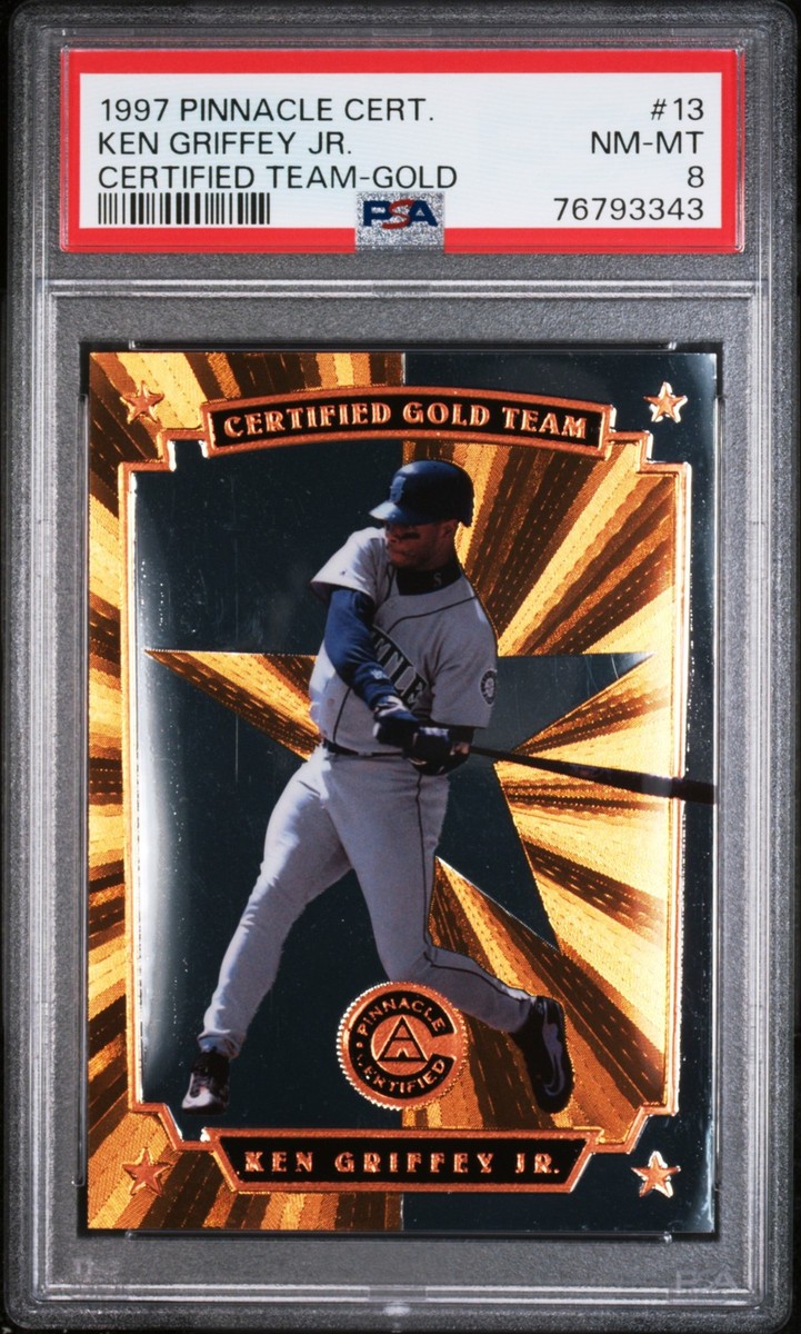 【額縁セット】ヴィンテージポスター　1997 Ken Griffey Jr 1997 Pinnacle Certified Team #13 Ken Griffey Jr. Certified Team
