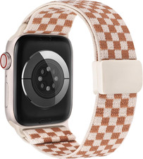 Stretchy Loop Band with Magnetic Clasp Compatible with Apple Watch Bands Women 4