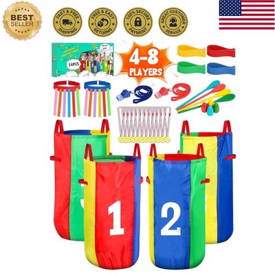 Carnival Themed Outdoor Games: Sack Races, Catch Tail & 3-Legged Race Bands
