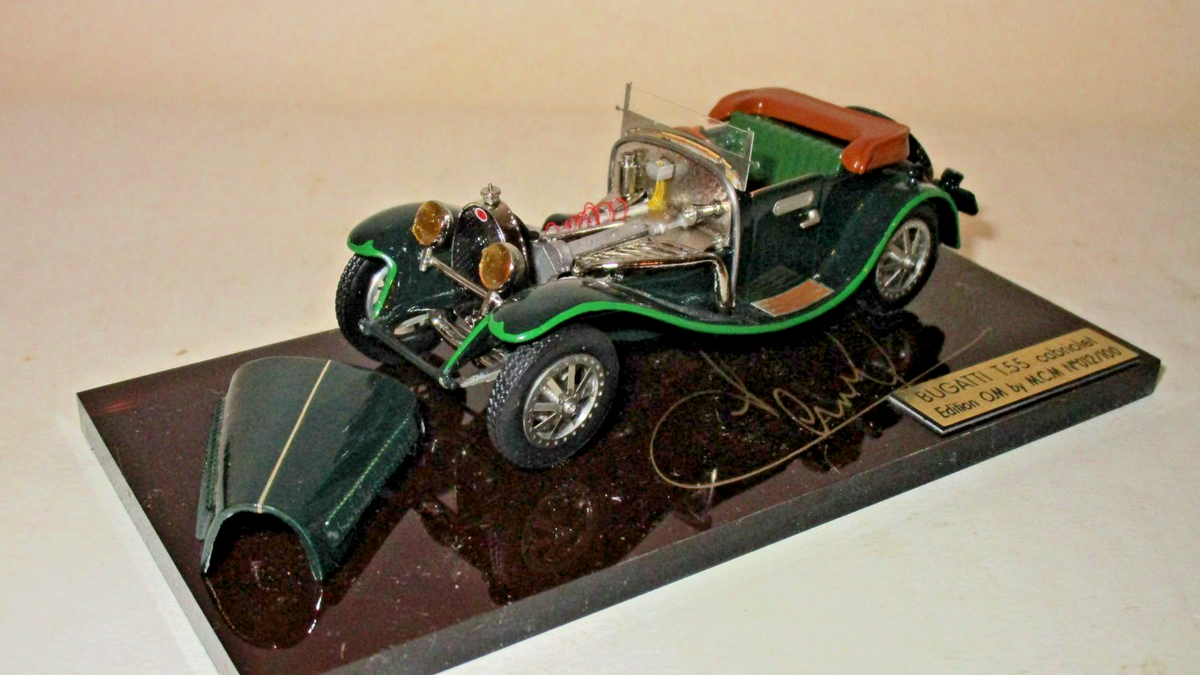 1/43 MCM Hand Built 1932 Bugatti Type 55 Cabriolet Salon De Paris Red