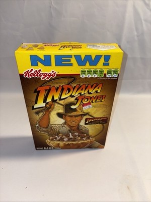 2008 Kellogg's Indiana Jones Limited Edition Cereal Box SEALED KOCS Movie Promo