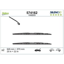 Scheibenwischer Set vorne für BMW 5-er E39 | 651183