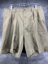 Polo By Ralph Lauren Shorts Men Khaki Pleated Size 35