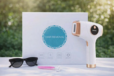 IPL Hair Removal Device for Women  Men - Laser Hair Remover with Goggles  Razo