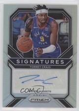 2020-21 Panini Prizm Signatures Silver Prizm Torrey Craig #SI-TCR Auto s3g
