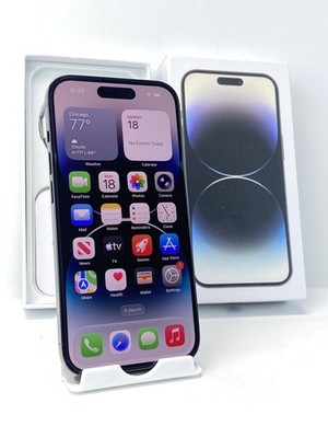 Apple iPhone 14 Pro A2650 256GB Space Black 97% battery health Factory Unlocked