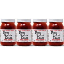 Bone Suckin' Sauce Sweet Southern BBQ Sauce, Gluten-Free, Non-GMO, 4 Count
