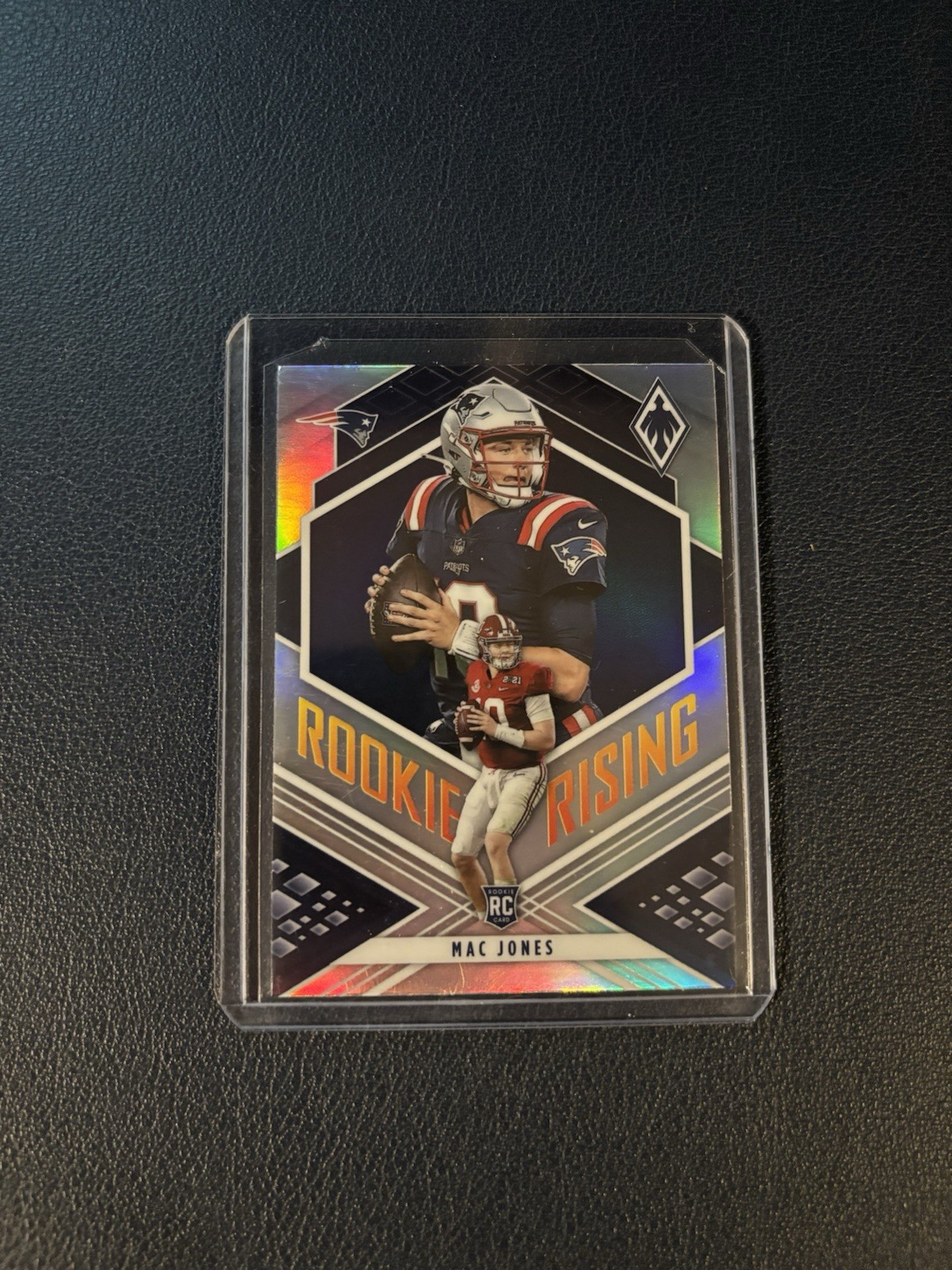 2021 Panini Phoenix - Rookie Rising Mac Jones #RIS-9 (RC) In Sleeve