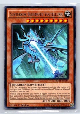Subterror Behemoth Voltelluric Rare Raging Tempest RATE-EN084 LP