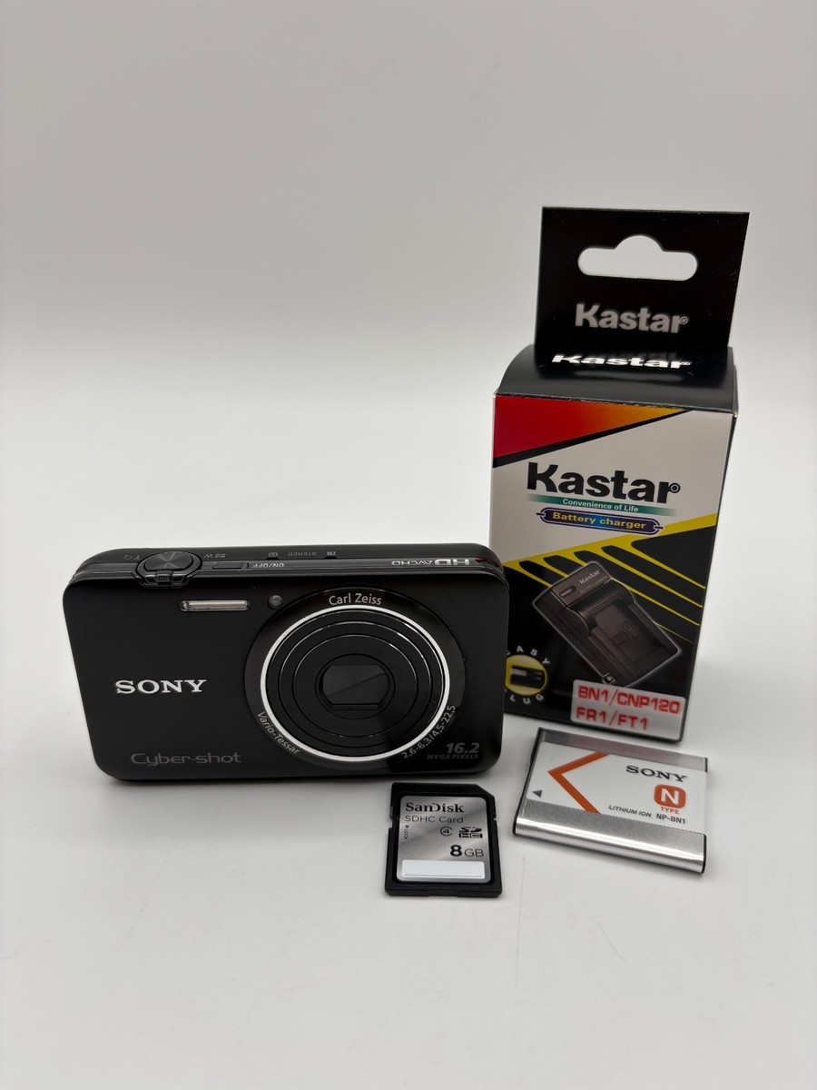 Sony Cyber-Shot DSC-WX9 16.2MP Digital Camera Black w/5x Zoom