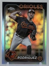 Grayson Rodriguez 2024 Topps Chrome #268 Refractor Baltimore Orioles MLB