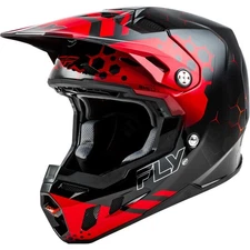 Fly Racing MX-24 Formula CC Tektonic Helmet 2024 BLK/RD/ORG XL 73-4331X