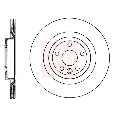 For BMW i4 G26 2021 on BRAKE DISC (REAR) (SINGLE) DSK3406