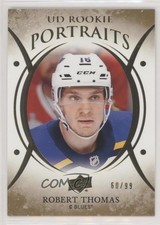 2018-19 Upper Deck UD Portraits Rookies Gold Foil 60/99 Robert Thomas #P-66 01g1