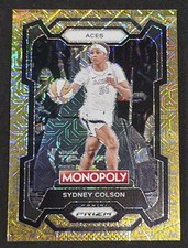 2024 Panini Prizm Monopoly Sydney Colson Gold Millionaire Shimmer /500 Fever