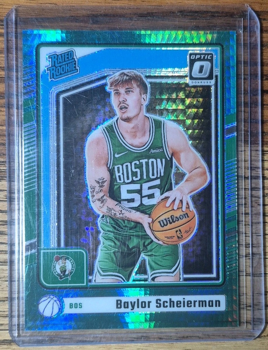 2024-25 Donruss Optic Rated Rookie Baylor Scheierman #263 Green Hyper Prizm /249
