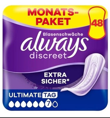 Always Discreet Inkontinenzeinlagen 48(4x12)
