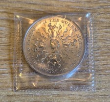 QUEEN ELIZABETH THE QUEEN MOTHER 80TH BIRTHDAY CROWN/COIN - BARCLAYS BANK CASE